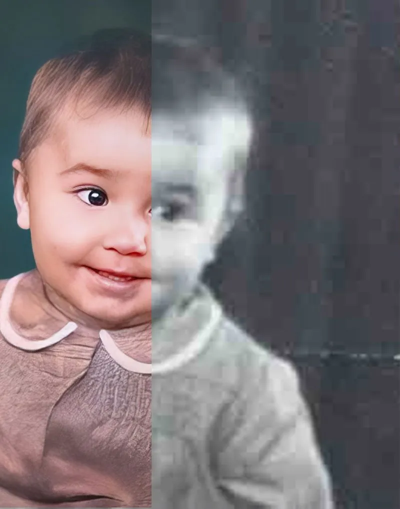 Beispielfoto für eine professionelle Fotorestauration