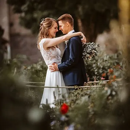 Besipielfoto für die Hochzeitsfotografie